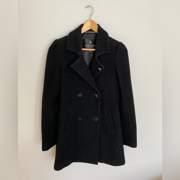 Maison Scotch double breasted classic wool coat - Picture 2 of 6